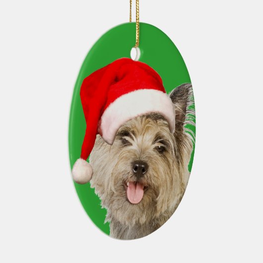 Cairn Terrier Keramisch Ornament (Rechts)