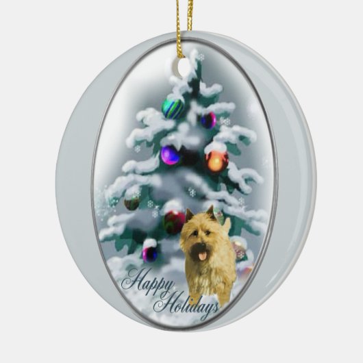Cairn Terrier Kerstcadeaus Ornament (Links)