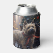 Cairn Terrier Kerstfeest Seizoen Blikjeskoeler (Blikje Voorkant)