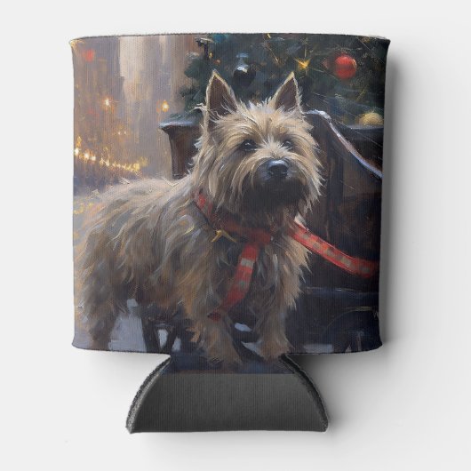 Cairn Terrier Kerstfeest Seizoen Blikjeskoeler (Voorkant)
