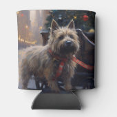 Cairn Terrier Kerstfeest Seizoen Blikjeskoeler (Achterkant)