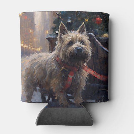 Cairn Terrier Kerstfeest Seizoen Blikjeskoeler (Achterkant)