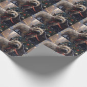 Cairn Terrier Kerstfeest Seizoen Cadeaupapier (Hoek)