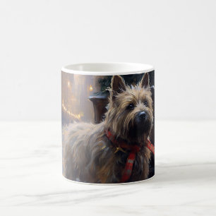 Cairn Terrier Kerstfeest Seizoen Koffiemok
