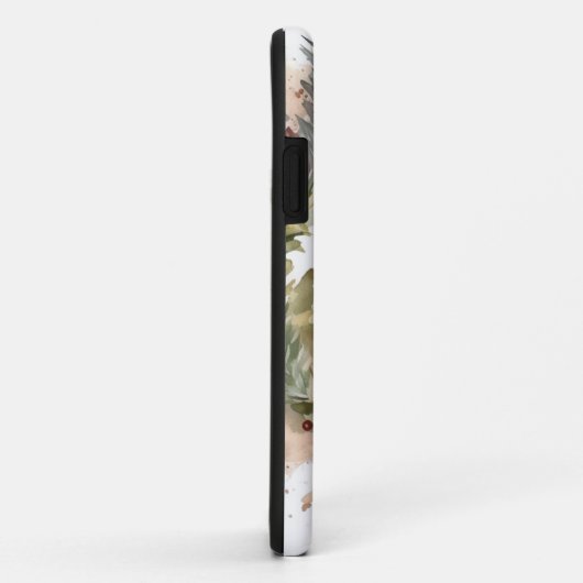 Cairn Terrier Kerstkrans Feestelijke Pup Case-Mate iPhone Case (Achterkant/rechts)