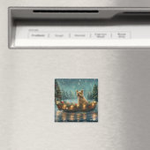 Cairn Terrier Kerstmis Feestelijke Reis Magneet (Insitu (Vaatwasser))