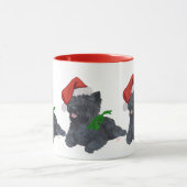 Cairn Terrier Kerstmis Mok (Midden)