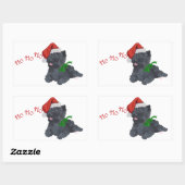 Cairn Terrier Kerstmis Rechthoekige Sticker (Vel)
