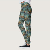 Cairn Terrier Kerstvakantie Leggings (Links)