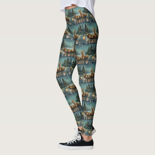 Cairn Terrier Kerstvakantie Leggings (Links)