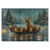 Cairn Terrier Kerstvakantie Snijplank (Voorkant)
