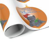 Cairn Terrier Kerstversiering Cadeaupapier (Rol Hoek)