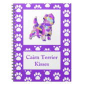 Cairn Terrier Kisses Leuke Hond Silhouet PPY&B Notitieboek (Voorkant)