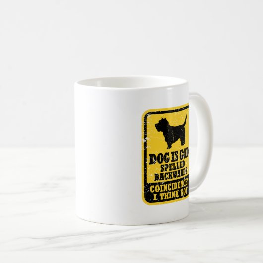 Cairn Terrier Koffiemok (Voorkant rechts)