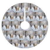 Cairn Terrier Laat het sneeuwen Kerstmis Kerstboom Rok (Voorkant)