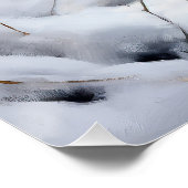 Cairn Terrier Laat het sneeuwen Kerstmis Perfect Poster (Hoek)