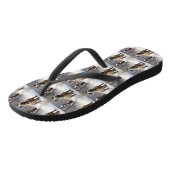 Cairn Terrier Laat het Sneeuwen Kerstmis Teenslippers (Schuin)
