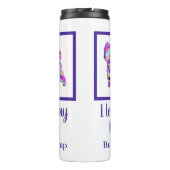 Cairn Terrier Leuke Hond Silhouet PPY&B Thermosbeker (Achterkant)