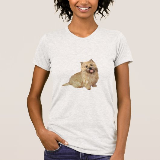 Cairn Terrier - Lichtrood T-shirt (Voorkant)