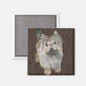 Cairn Terrier Magnet (Voorkant / Achterkant)