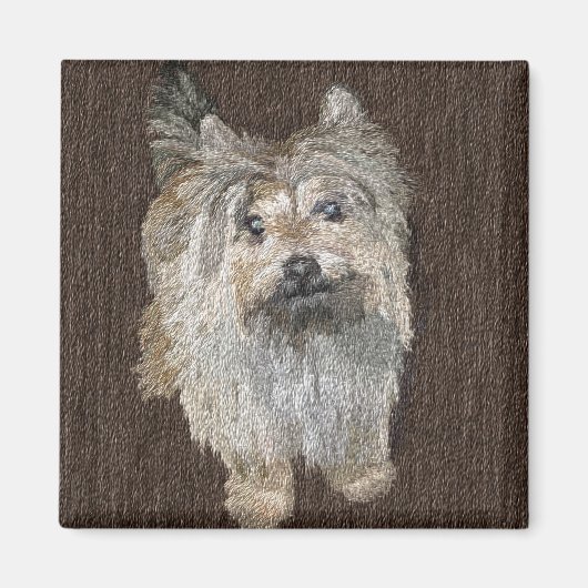 Cairn Terrier Magnet (Voorkant)