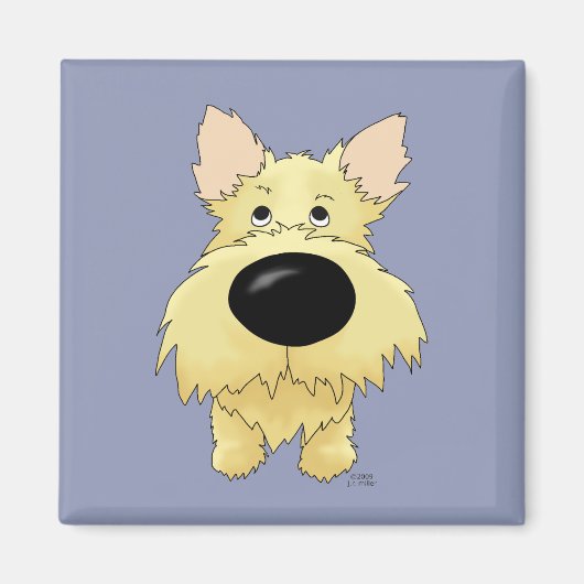 Cairn Terrier Magnet (Voorkant)