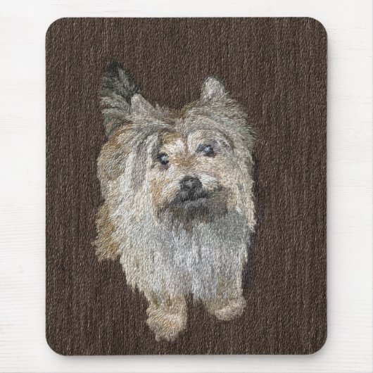 Cairn Terrier Mousepad Muismat (Voorkant)