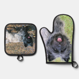 Cairn Terrier Ovenwant & Pannenlap Set