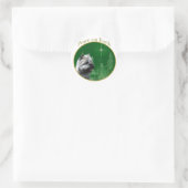 Cairn Terrier Peace Ronde Sticker (Tas)