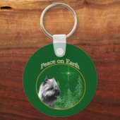 Cairn Terrier Peace Sleutelhanger (Voorkant)