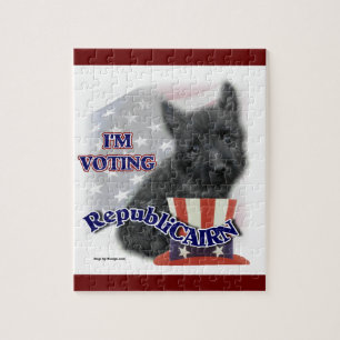 Cairn Terrier Politieke Humor Legpuzzel