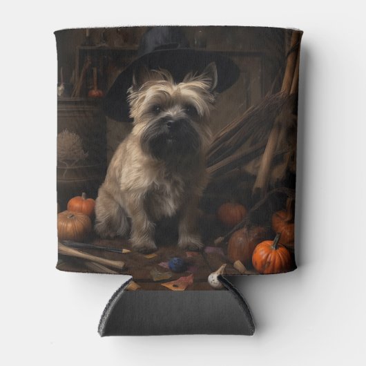 Cairn Terrier pompoenen Halloween eng Blikjeskoeler (Voorkant)