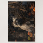 Cairn Terrier pompoenen Halloween eng Legpuzzel (Verticaal)