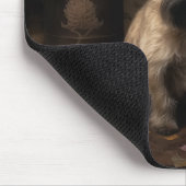 Cairn Terrier pompoenen Halloween eng Muismat (Hoek)