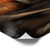 Cairn Terrier pompoenen Halloween eng Perfect Poster (Hoek)