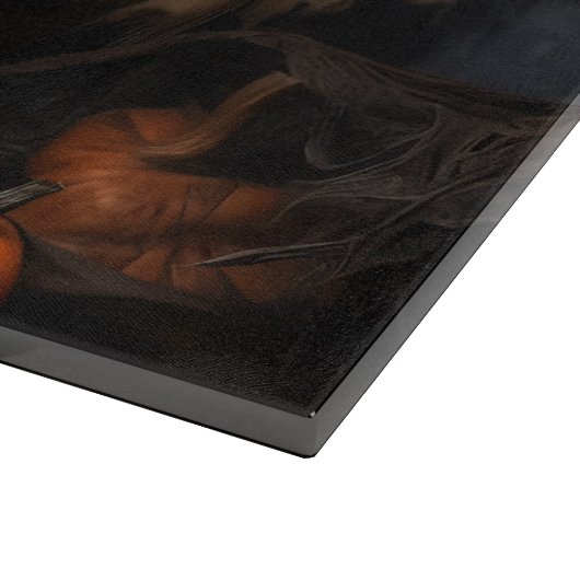 Cairn Terrier pompoenen Halloween eng Snijplank (Hoek)