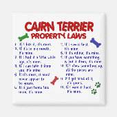 CAIRN TERRIER Property Laws 2 Magneet (Voorkant)