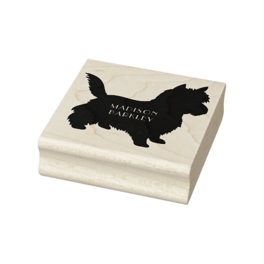 Cairn Terrier Puppy Dog Rubberstempel (Stempel)