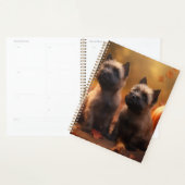 Cairn Terrier Puppy Herfst Delight Pompoen Planner (Display)