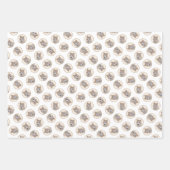 Cairn Terrier Puppy Schilderen Schattigee Originel Inpakpapier Vel (Voorkant 2)