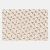 Cairn Terrier Puppy Schilderen Schattigee Originel Inpakpapier Vel (Voorkant)