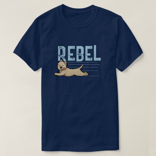 Cairn Terrier Rebel T-shirt (Design voorkant)