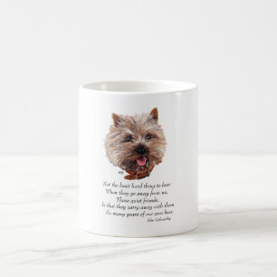 Cairn Terrier Regenboogbrug Koffiemok