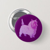 Cairn Terrier Ronde Button 5,7 Cm (Voorkant /achterkant)