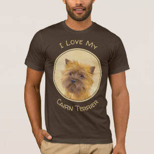 Cairn Terrier Schilderij - Mooie Originele Honden T-shirt