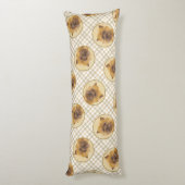 Cairn Terrier Schilderij Schattigee Originele Pet  Lichaamskussen (Achterkant (Verticaal))