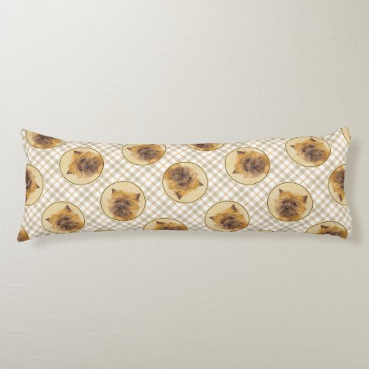 Cairn Terrier Schilderij Schattigee Originele Pet  Lichaamskussen (Voorkant)