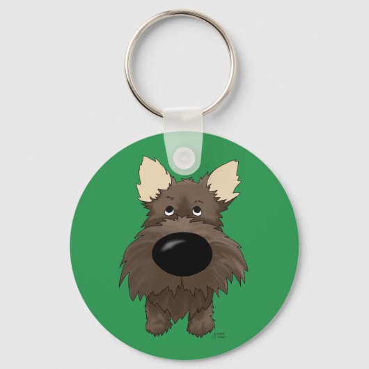 Cairn Terrier Sleutelhanger (Voorkant)