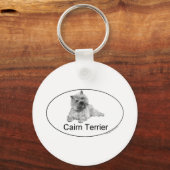 Cairn Terrier Sleutelhanger (Voorkant)