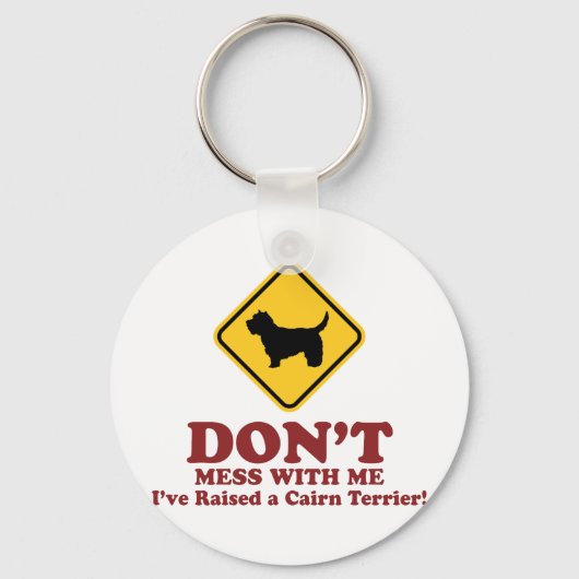 Cairn Terrier Sleutelhanger (Voorkant)